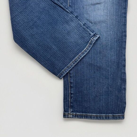 Universal Thread Jeans Womens 12/31 High Rise Straight Crop Measures 34 x 26 - Picture 11 of 13